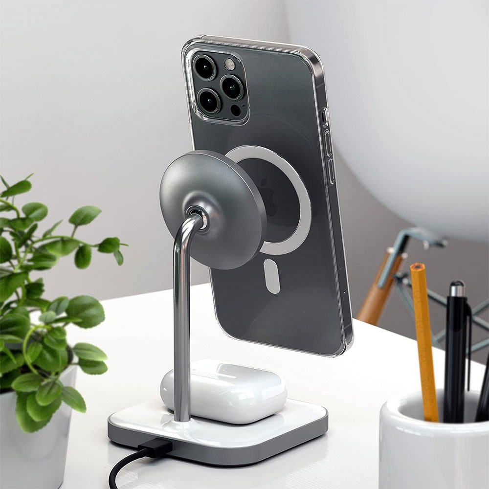 Satechi Aluminum Wireless Charging Stand - Imagem 2
